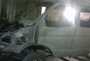 Бластинг в Сургуте. Очистка Газели методом бластинга