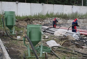 Пескоструйная очистка труб от коррозии и старой краски