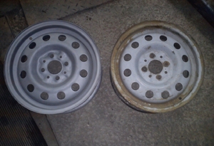 Пескоструйная очистка штампованых дисков