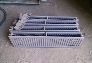 Чистка деталей пескоструем