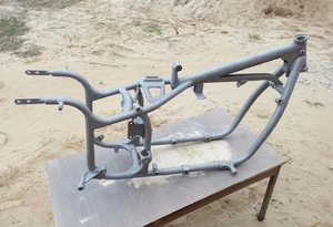 Чистка рамы мотоцикла