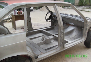 Бластинг автомобиля