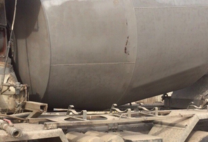 Пескоструй кузова бетономешалки