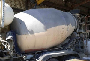 Пескоструйная очистка бетономешалки