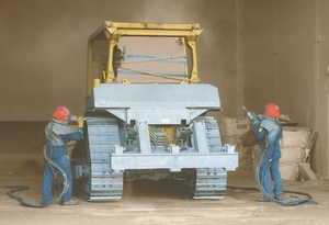 Пескоструйная очистка спецтехники