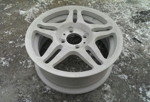 Пескоструйная очистка литого диска