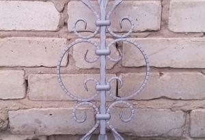 Чистка кованых изделий пескоструем