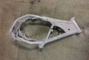 Чистка рамы мотоцикла