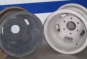 Чистка литых дисков пескоструем