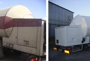 Покраска цистерны бензовоза