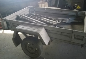 Пескоструйная очистка прицепов