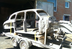 Дробеструйка кузова автомобиля