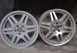 Чистка хромированного литья