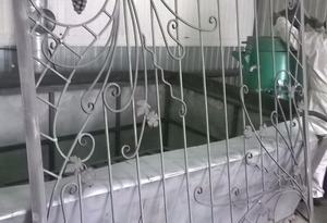 Пескоструйная очистка ворот