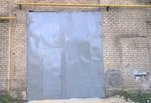 Пескоструйная очистка распашных ворот