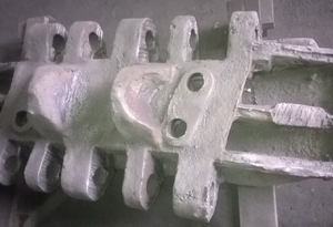 Чистка литых деталей от коррозии