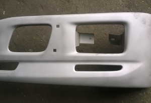 Пескоструйная очистка бампера автомобиля