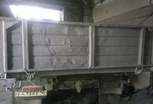 Пескоструй грузового автомобиля