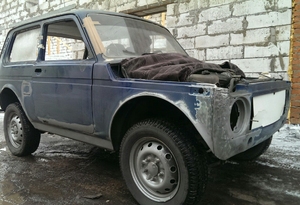 Нива, очистка порогов. Снятие коррозии на автомобиле.