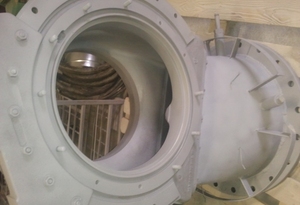 Очистка крупногабаритных деталей от старой краски. Придание шагрени.