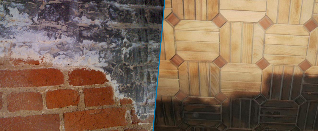 Очистка после пожара в Сургуте