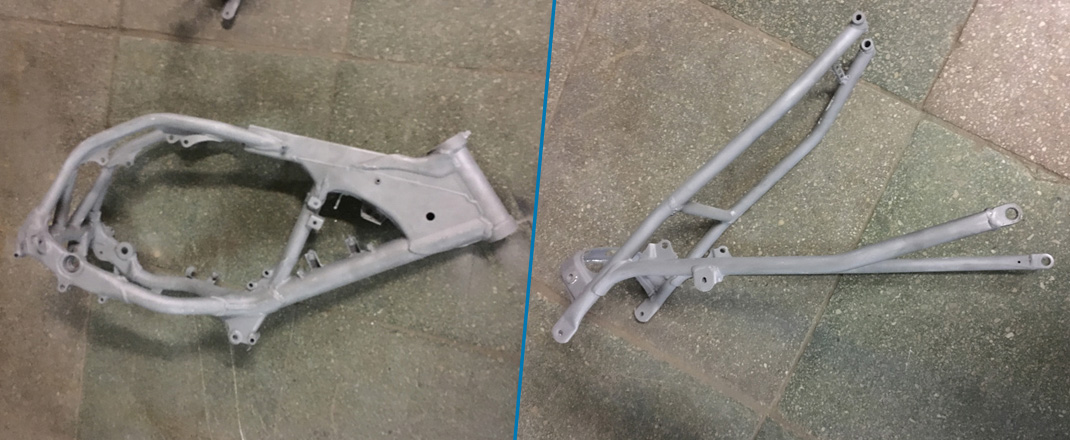 Чистка рам мотоциклов, прицепов Чистка рам мотоциклов, прицепов